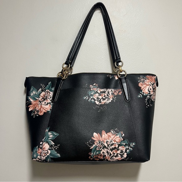Coach AVA TOTE WITH TOSSED BOUQUET PRINT (COACH F31428) - Picture 3 of 11
